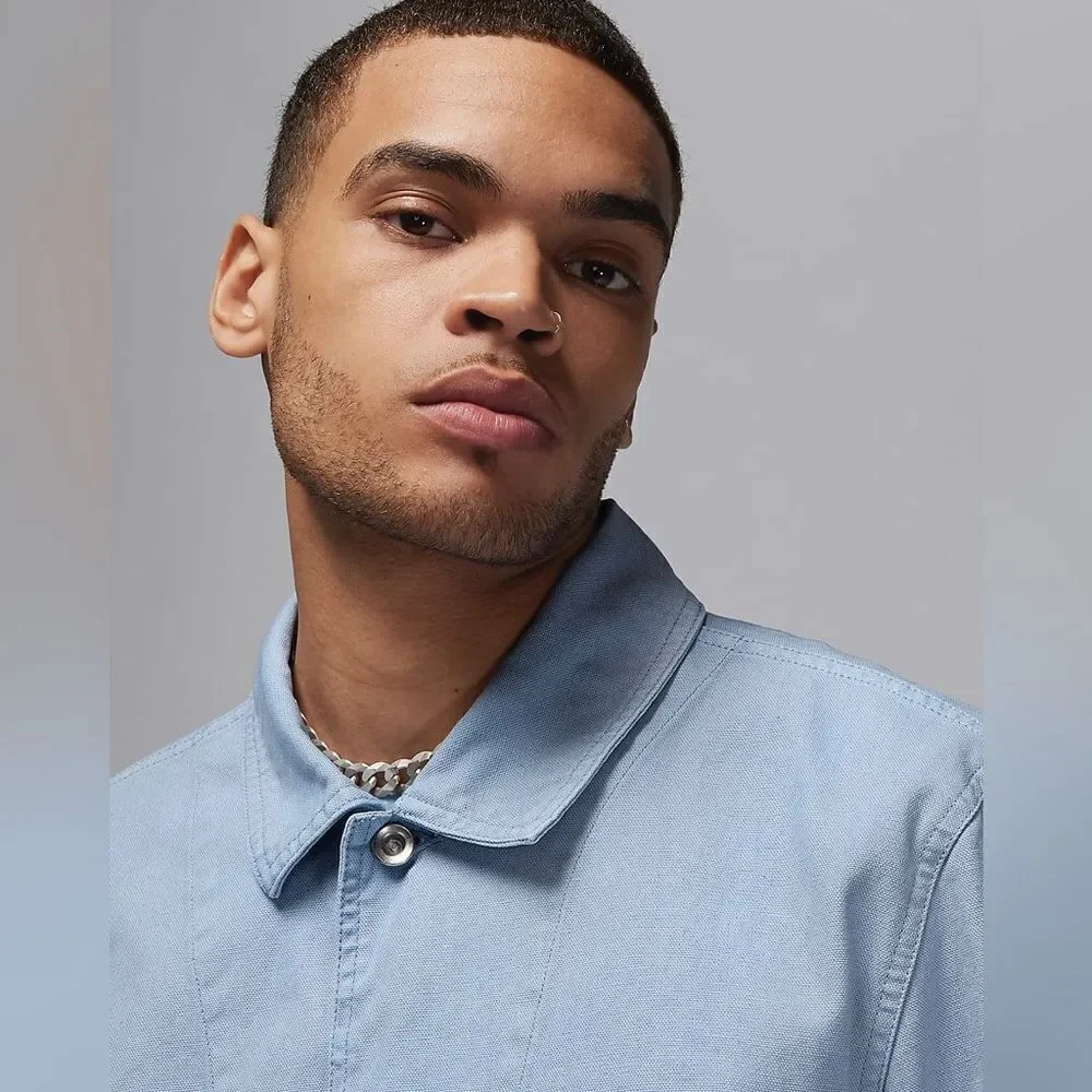 Air Jordan Men's Essentials Chicago Workwear Jacket Blue